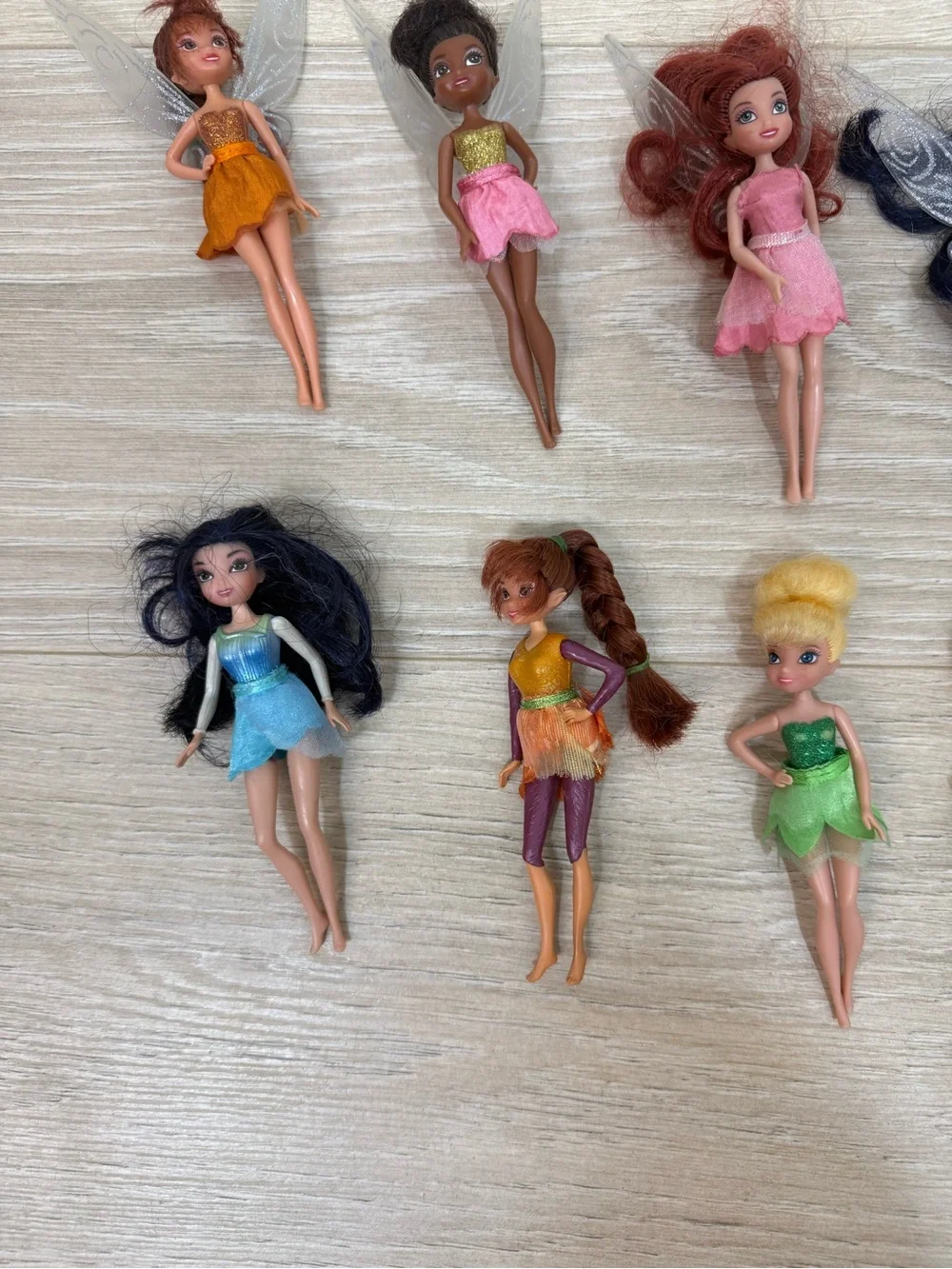 Disney Pixie Hollow Mini Figure Lot